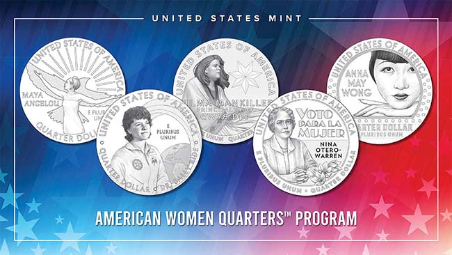 United States Mint American Women's Quarters .