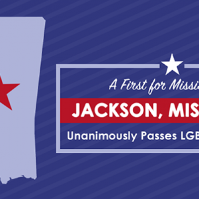 Jackson, Mississippi unanimously passes LGBTI protections, a first for Mississippi.